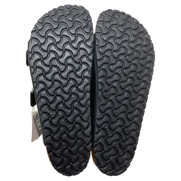 NEW Birkenstock Arizona Black Leather Soft Footbed Sandals Sz EU 43 US 10 NWB - Picture 12 of 14